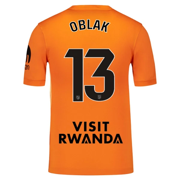 Maglia Portiere Atlético Madrid Jan Oblak 13 2025/26 Arancia Maglia Portiere Atlético Madrid Jan Oblak 13 2025/26 Arancia