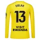 Maglia Portiere Atlético Madrid Jan Oblak 13 2025/26 Maniche Lunghe Giallo Maglia Portiere Atlético Madrid Jan Oblak 13 2025/26 Maniche Lunghe Giallo