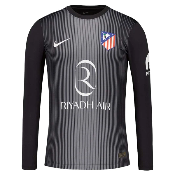 Maglia Portiere Atlético Madrid Jan Oblak 13 2025/26 Maniche Lunghe Nero