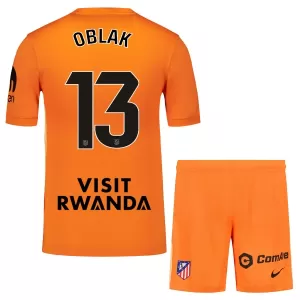 Maglia Portiere Atlético Madrid Jan Oblak 13 Bambino 2025/26 Arancia