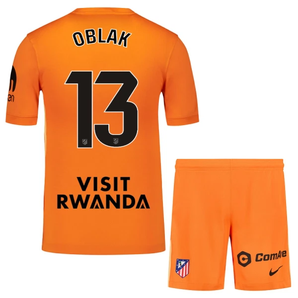 Maglia Portiere Atlético Madrid Jan Oblak 13 Bambino 2025/26 Arancia Maglia Portiere Atlético Madrid Jan Oblak 13 Bambino 2025/26 Arancia
