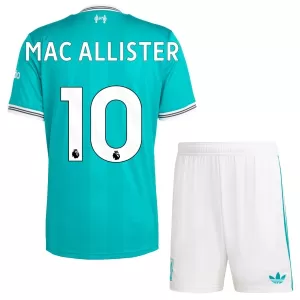 Maglia Liverpool Alexis Mac Allister 10 Bambino Gara Third 2025/26