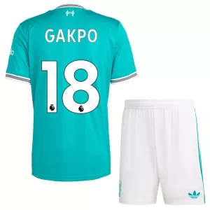 Maglia Liverpool Cody Gakpo 18 Bambino Gara Third 2025/26 Maglia Liverpool Cody Gakpo 18 Bambino Gara Third 2025/26
