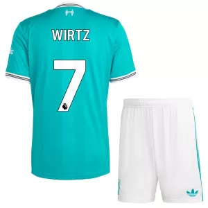 Maglia Liverpool Florian Wirtz 7 Bambino Gara Third 2025/26 Maglia Liverpool Florian Wirtz 7 Bambino Gara Third 2025/26