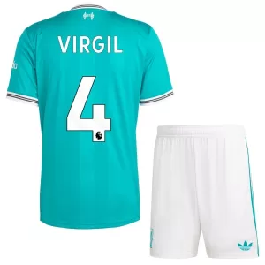 Maglia Liverpool Virgil van Dijk 4 Bambino Gara Third 2025/26 Maglia Liverpool Virgil van Dijk 4 Bambino Gara Third 2025/26