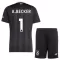 Maglia Portiere Liverpool Alisson Becker 1 Bambino 2025/26 Nero