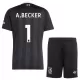 Maglia Portiere Liverpool Alisson Becker 1 Bambino 2025/26 Nero Maglia Portiere Liverpool Alisson Becker 1 Bambino 2025/26 Nero