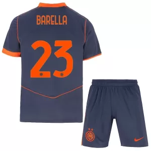 Maglia Internazionale Barella 23 Bambino Gara Third 2025/26