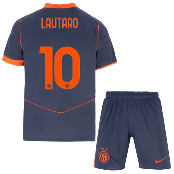 Maglia Internazionale Lautaro Martínez 10 Bambino Gara Third 2025/26 Maglia Internazionale Lautaro Martínez 10 Bambino Gara Third 2025/26