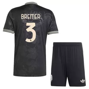 Maglia Juventus Bremer 3 Bambino Gara Third 2025/26 Maglia Juventus Bremer 3 Bambino Gara Third 2025/26