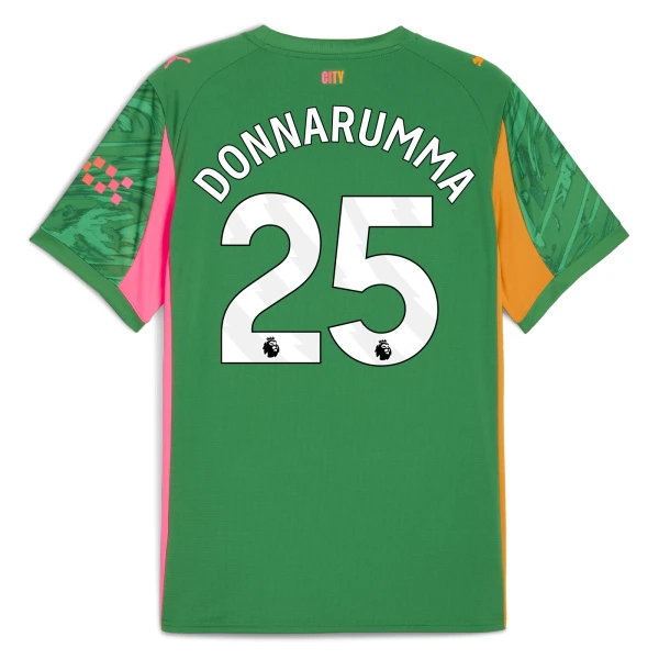 Maglia Portiere Manchester City Gianluigi Donnarumma 25 2025/26 Verde Maglia Portiere Manchester City Gianluigi Donnarumma 25 2025/26 Verde