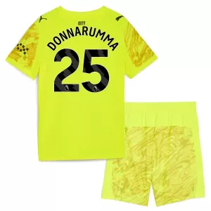 Maglia Portiere Manchester City Gianluigi Donnarumma 25 Bambino 2025/26 Giallo