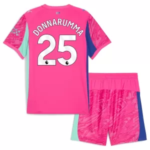 Maglia Portiere Manchester City Gianluigi Donnarumma 25 Bambino 2025/26 Rosa