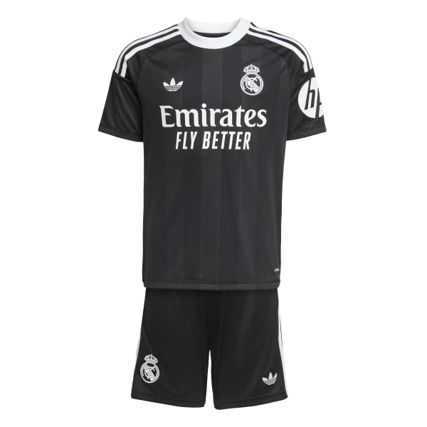 Maglia Portiere Real Madrid Bambino 2025/26 Nero Maglia Portiere Real Madrid Bambino 2025/26 Nero