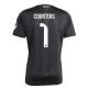 Maglia Portiere Real Madrid Thibaut Courtois 1 2025/26 Nero Maglia Portiere Real Madrid Thibaut Courtois 1 2025/26 Nero