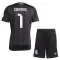 Maglia Portiere Real Madrid Thibaut Courtois 1 Bambino 2025/26 Nero