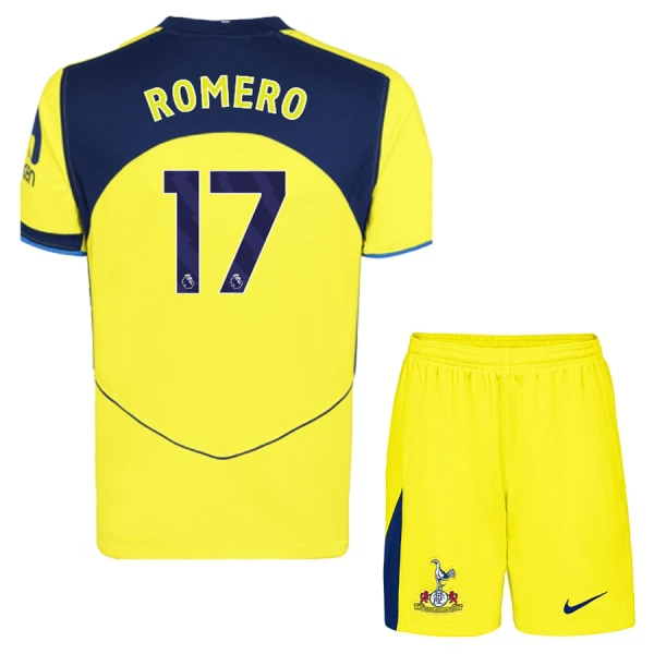 Maglia Tottenham Hotspur Cristian Romero 17 Bambino Gara Third 2025/26 Maglia Tottenham Hotspur Cristian Romero 17 Bambino Gara Third 2025/26
