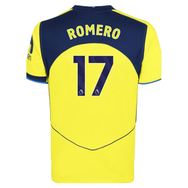 Maglia Tottenham Hotspur Cristian Romero 17 Gara Third 2025/26 Maglia Tottenham Hotspur Cristian Romero 17 Gara Third 2025/26