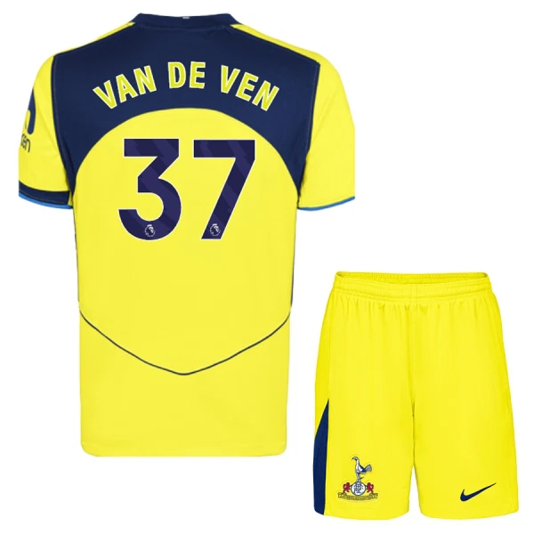 Maglia Tottenham Hotspur Van De Ven 37 Bambino Gara Third 2025/26 Maglia Tottenham Hotspur Van De Ven 37 Bambino Gara Third 2025/26
