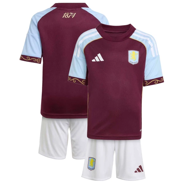 Maglia Aston Villa Bambino Gara Home 2025/26 Maglia Aston Villa Bambino Gara Home 2025/26
