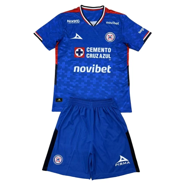 Maglia Cruz Azul Bambino Gara Home 2025/26 Maglia Cruz Azul Bambino Gara Home 2025/26