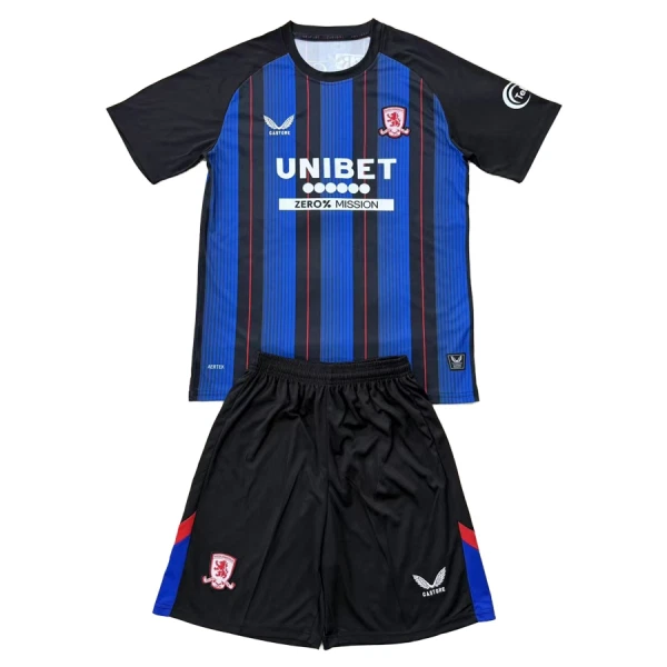 Maglia Middlesbrough Bambino Gara Away 2025/26 Maglia Middlesbrough Bambino Gara Away 2025/26