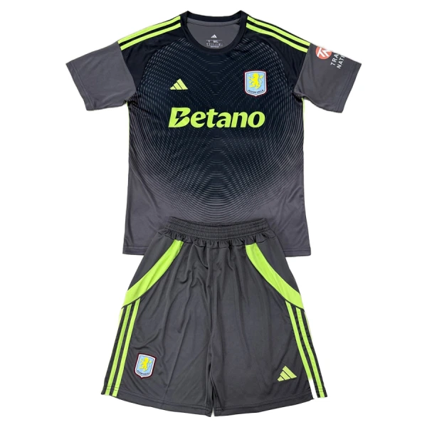 Maglia Portiere Aston Villa Bambino 2025/26 Nero Maglia Portiere Aston Villa Bambino 2025/26 Nero