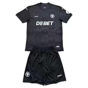 Maglia Portiere Wolverhampton Wanderers Bambino 2025/26 Nero