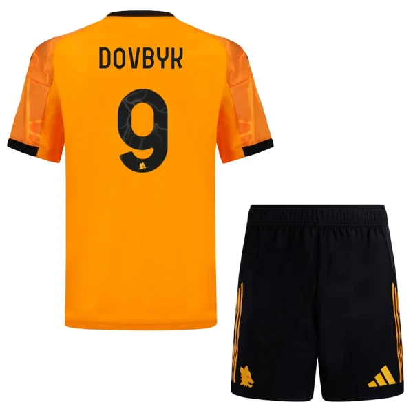 Maglia AS Roma Dovbyk 9 Bambino Gara Away 2025/26 Maglia AS Roma Dovbyk 9 Bambino Gara Away 2025/26