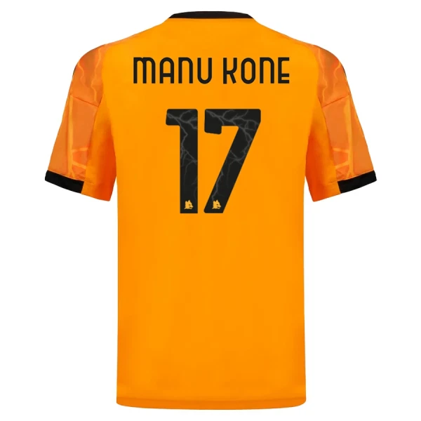 Maglia AS Roma Manu Kone 17 Gara Away 2025/26 Maglia AS Roma Manu Kone 17 Gara Away 2025/26