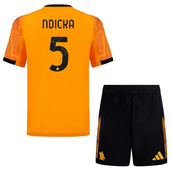 Maglia AS Roma Ndicka 5 Bambino Gara Away 2025/26 Maglia AS Roma Ndicka 5 Bambino Gara Away 2025/26