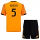 Maglia AS Roma Ndicka 5 Bambino Gara Away 2025/26 Maglia AS Roma Ndicka 5 Bambino Gara Away 2025/26