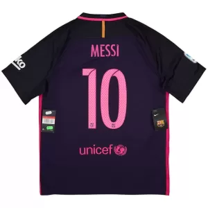 Maglia Barcellona Lionel Messi 10 2016-17 Gara Away Retro Maglia Barcellona Lionel Messi 10 2016-17 Gara Away Retro