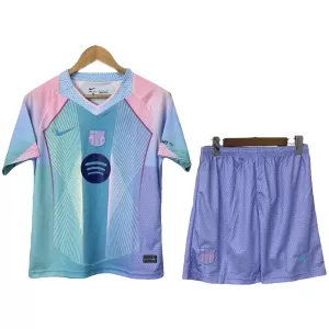 Maglia Barcellona Bambino 2025/26 Blu (Speciell)