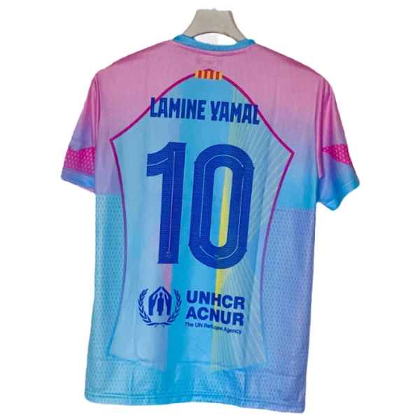 Maglia Barcellona Lamine Yamal 10 2025/26 Blu (Speciell)