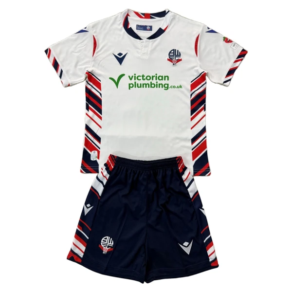 Maglia Bolton Wanderers Bambino Gara Home 2025/26