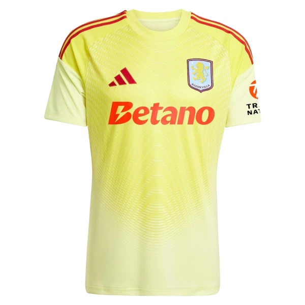 Maglia Portiere Aston Villa 2025/26 Giallo Maglia Portiere Aston Villa 2025/26 Giallo