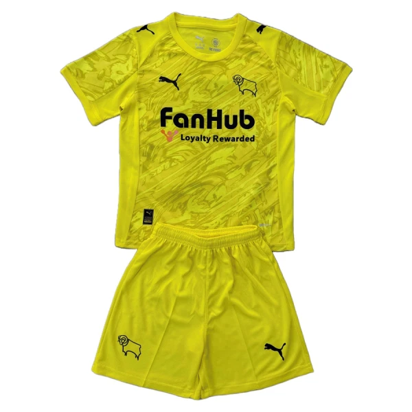 Maglia Portiere Derby County Bambino 2025/26 Giallo Maglia Portiere Derby County Bambino 2025/26 Giallo