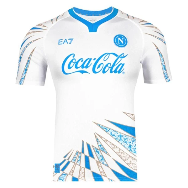 Maglia SSC Napoli Pre-Match 2025/26 Bianco Maglia SSC Napoli Pre-Match 2025/26 Bianco
