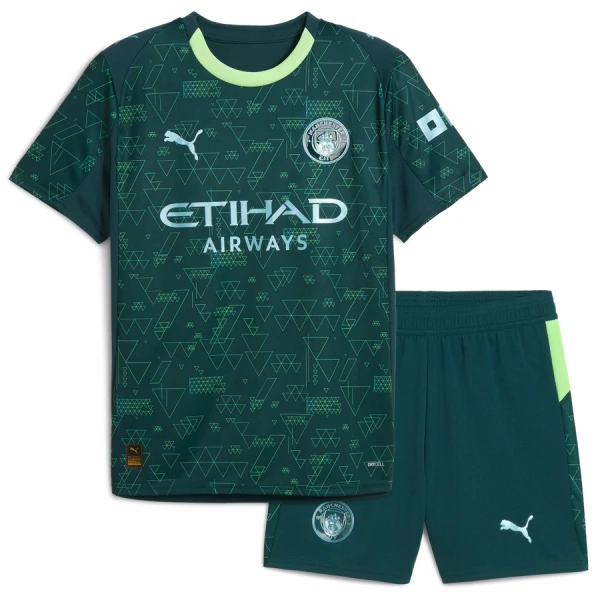 Maglia Manchester City Erling Haaland 9 Bambino Gara Fourth EA Sport 2025/26