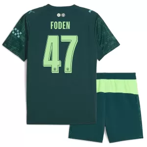 Maglia Manchester City Phil Foden 47 Bambino Gara Fourth EA Sport 2025/26 Maglia Manchester City Phil Foden 47 Bambino Gara Fourth EA Sport 2025/26