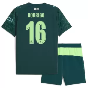 Maglia Manchester City Rodrigo Hernández 16 Bambino Gara Fourth EA Sport 2025/26