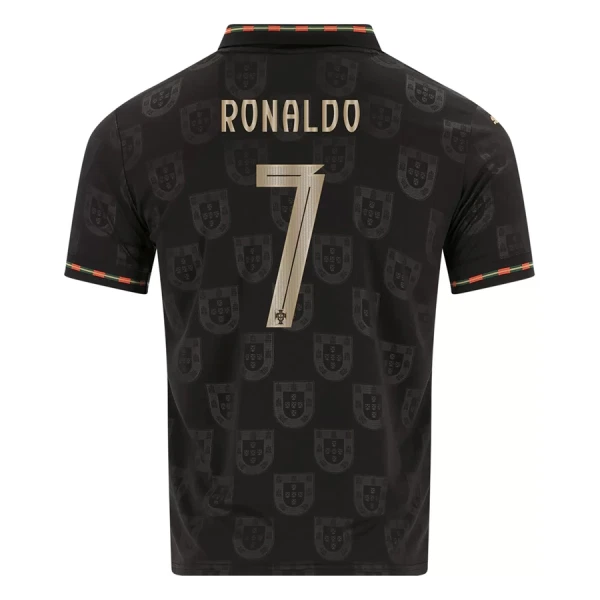 Maglia Portogallo Black Panther Cristiano Ronaldo 7 2025/26 (Speciell)