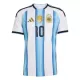 Maglia Argentina Lionel Messi 10 Bambino Gara Home Mondiali 2026