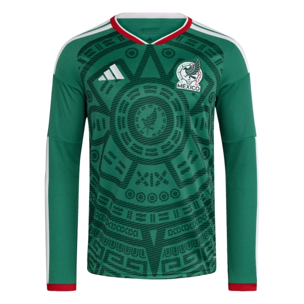 Maglia Messico Gara Home Mondiali 2026 Maniche Lunghe Maglia Messico Gara Home Mondiali 2026 Maniche Lunghe