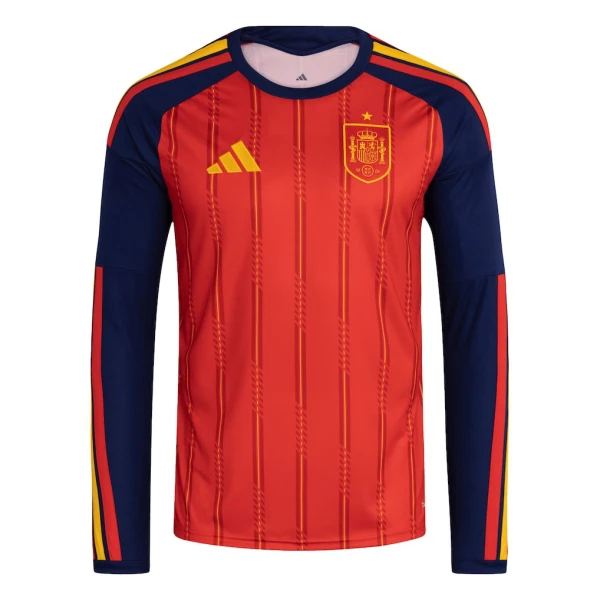 Maglia Spagna Gara Home Mondiali 2026 Maniche Lunghe Maglia Spagna Gara Home Mondiali 2026 Maniche Lunghe