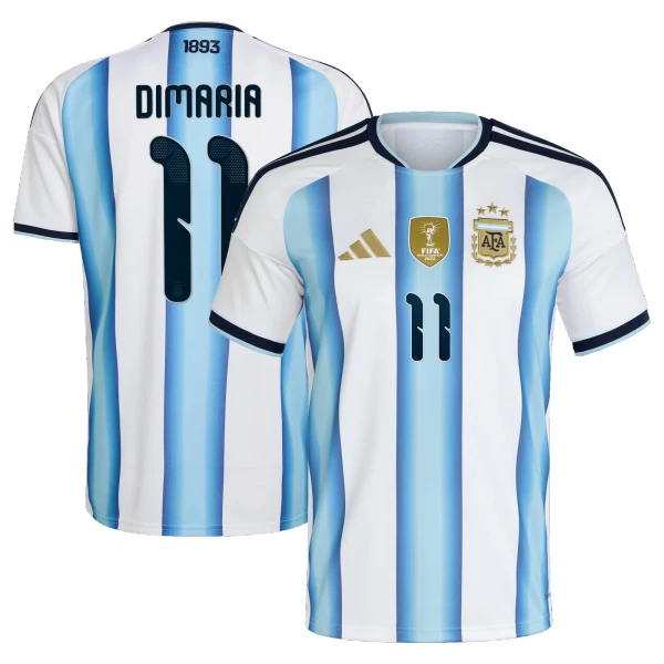 Maglia Argentina Ángel Di María 11 Gara Home Mondiali 2026