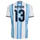 Maglia Argentina Cristian Romero 13 Gara Home Mondiali 2026
