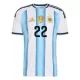 Maglia Argentina Lautaro Martínez 22 Gara Home Mondiali 2026