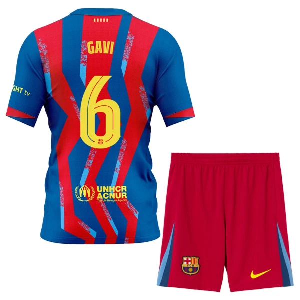 Maglia Barcellona Gavi 6 Bambino Gara Fourth 2025/26